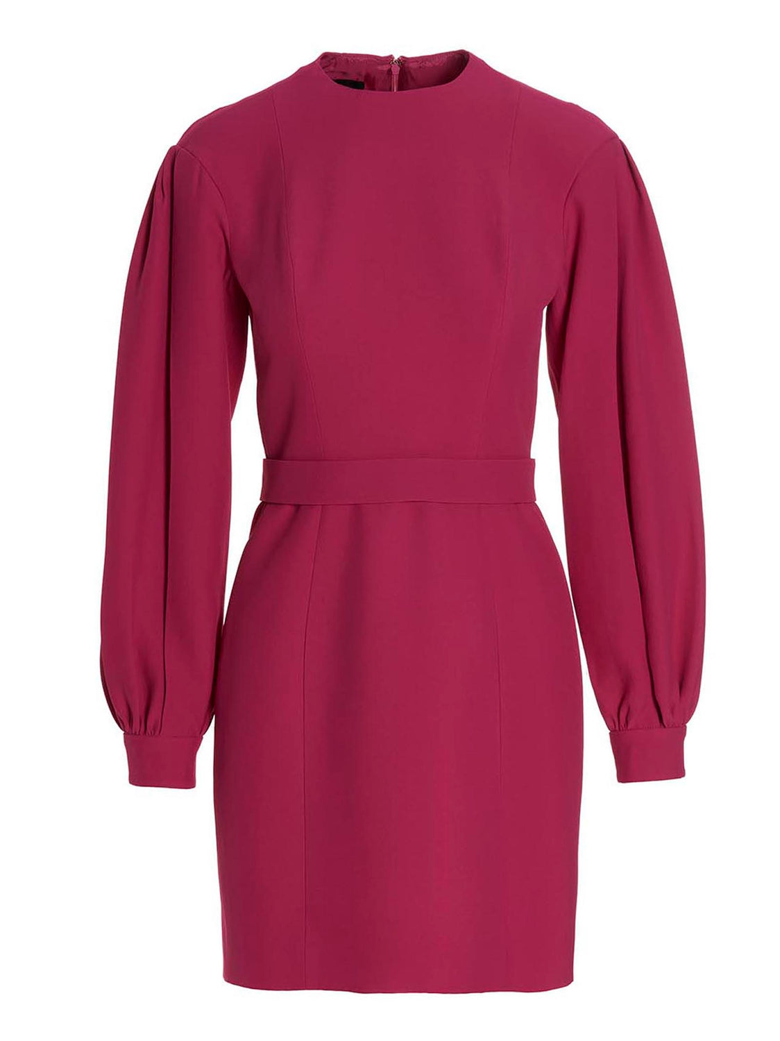 Fuchsia Viscose Short Dress