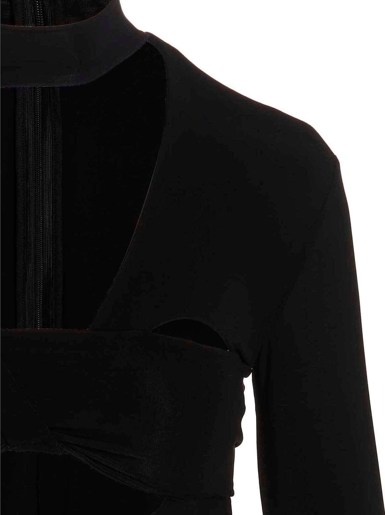 Black Viscose Bodysuit