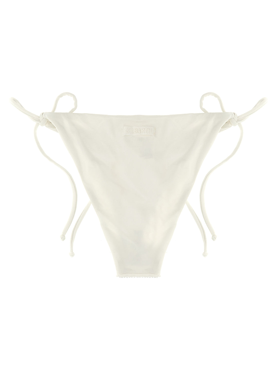 White Polyamide Swim Briefs