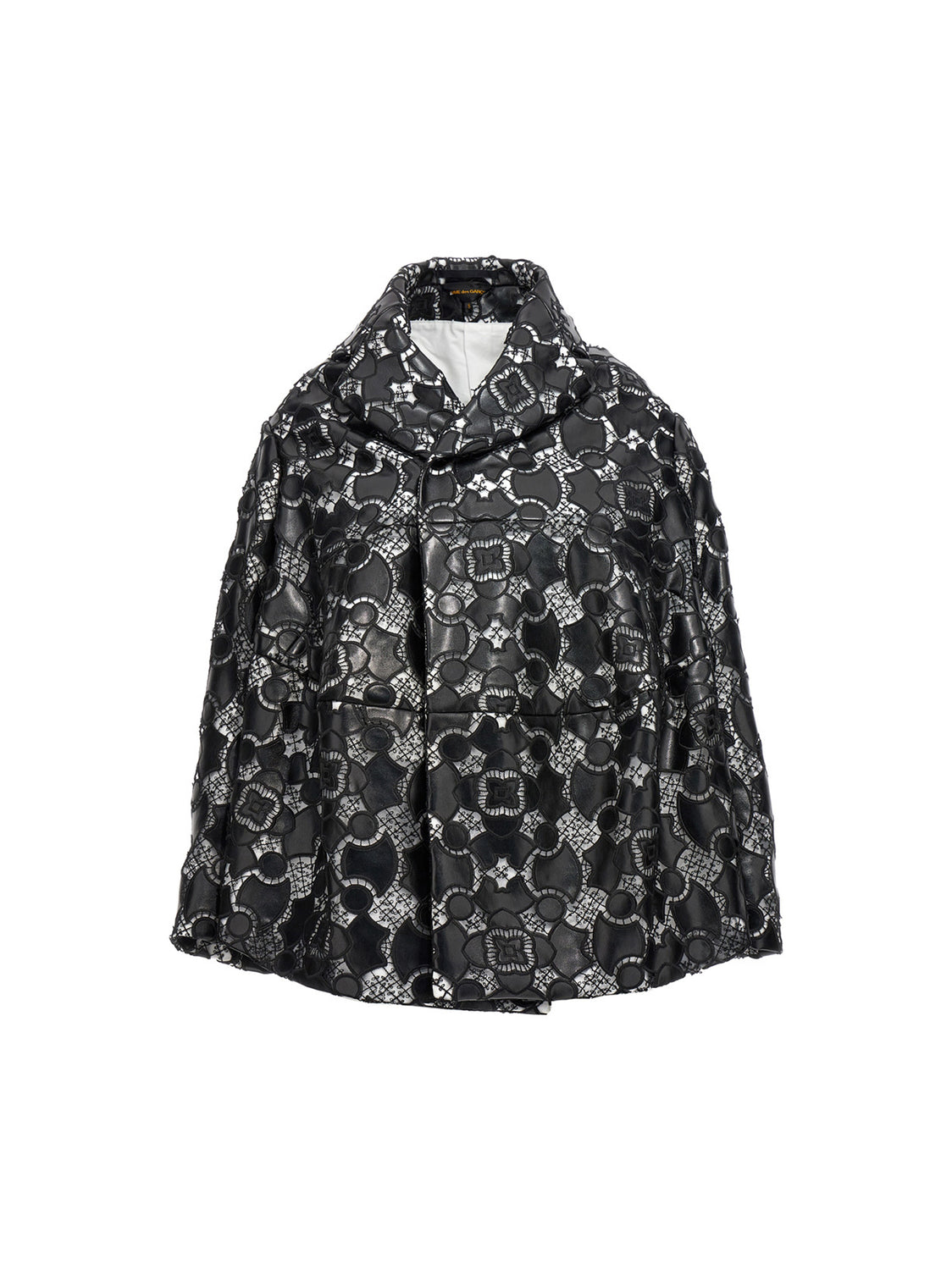Bicolor Polyethylene Leather Jacket
