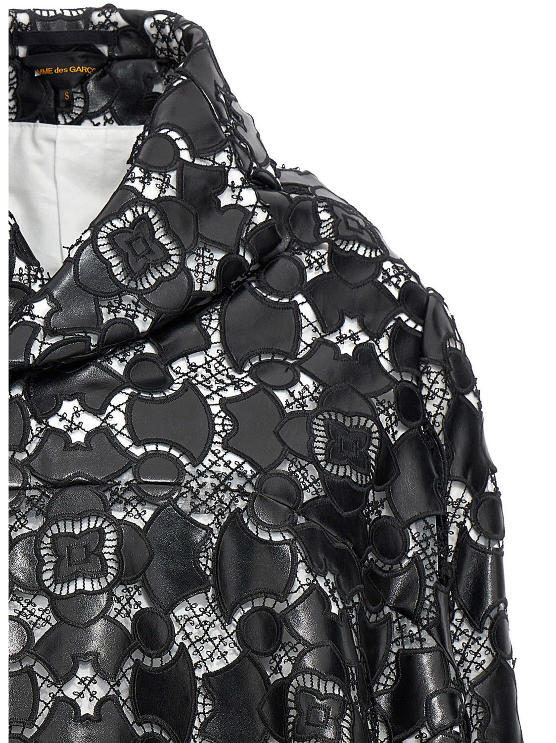 Bicolor Polyethylene Leather Jacket