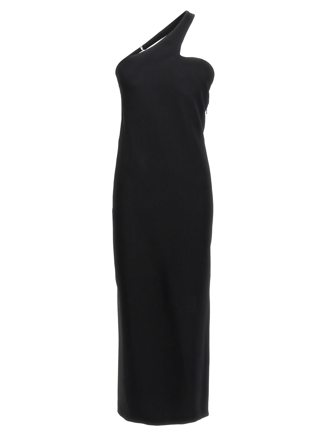 Black Viscose Long Skirt