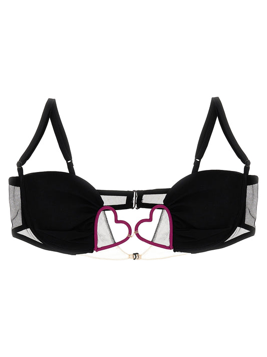 Black Polyamide Bra