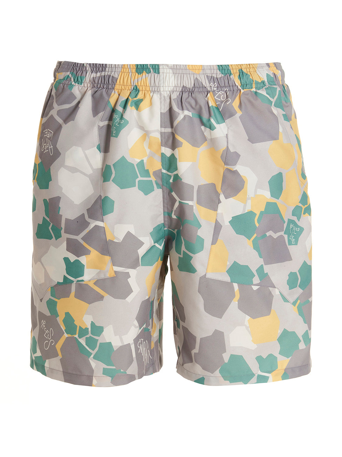 Multicolor Polyethylene Shorts