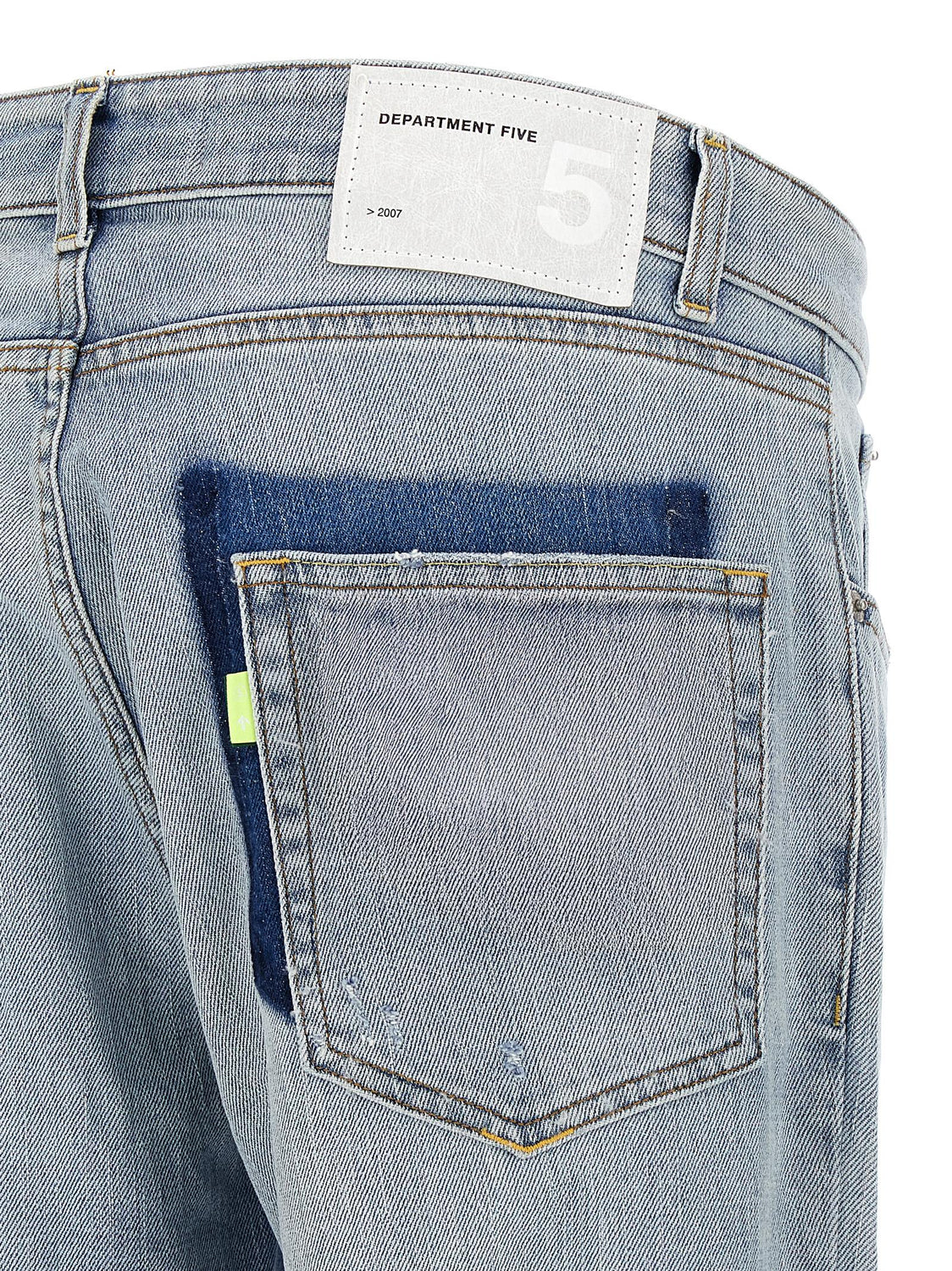 Blue Cotton Slim Fit Jeans