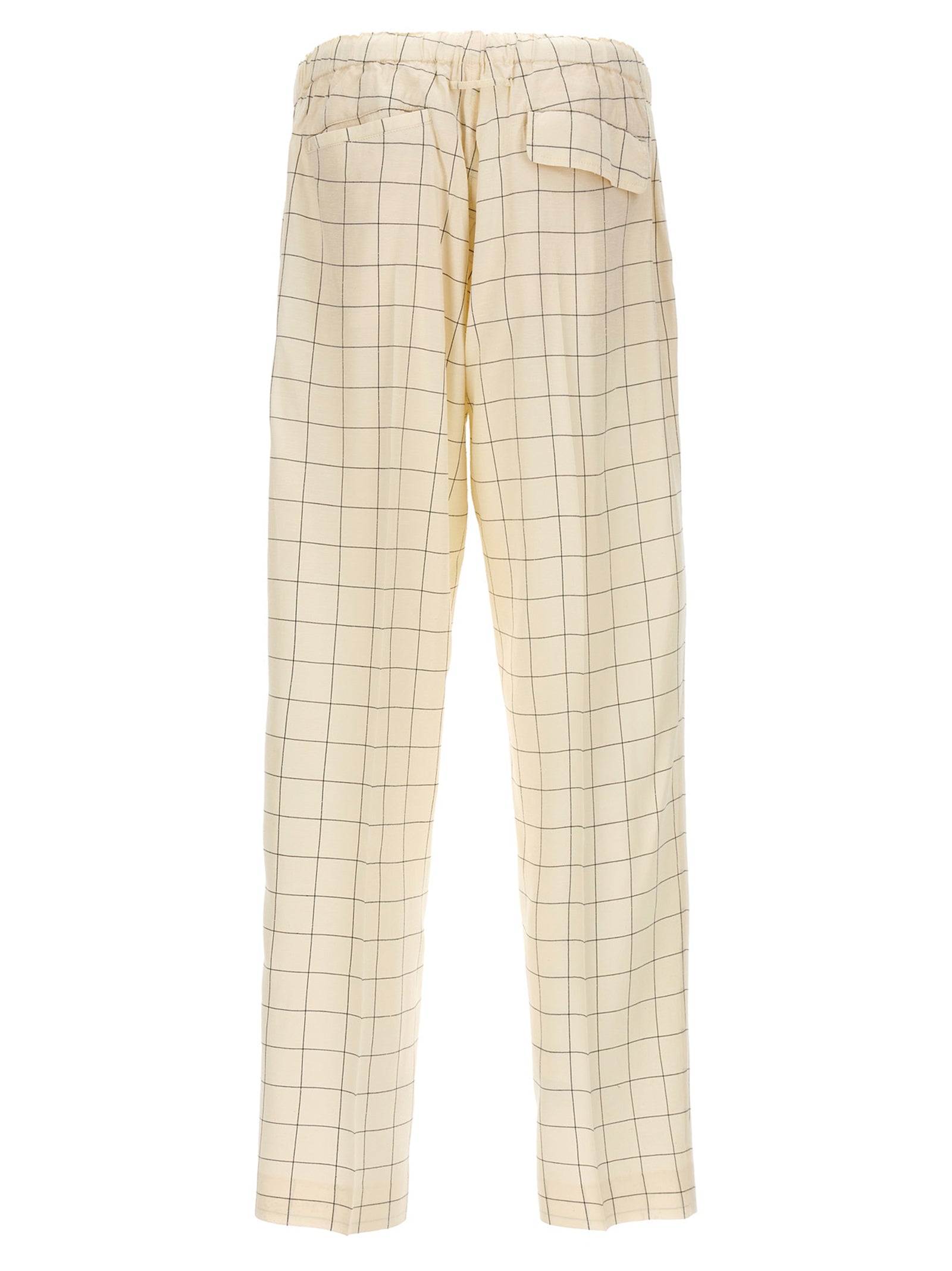 Bicolor Rayon Casual Pants