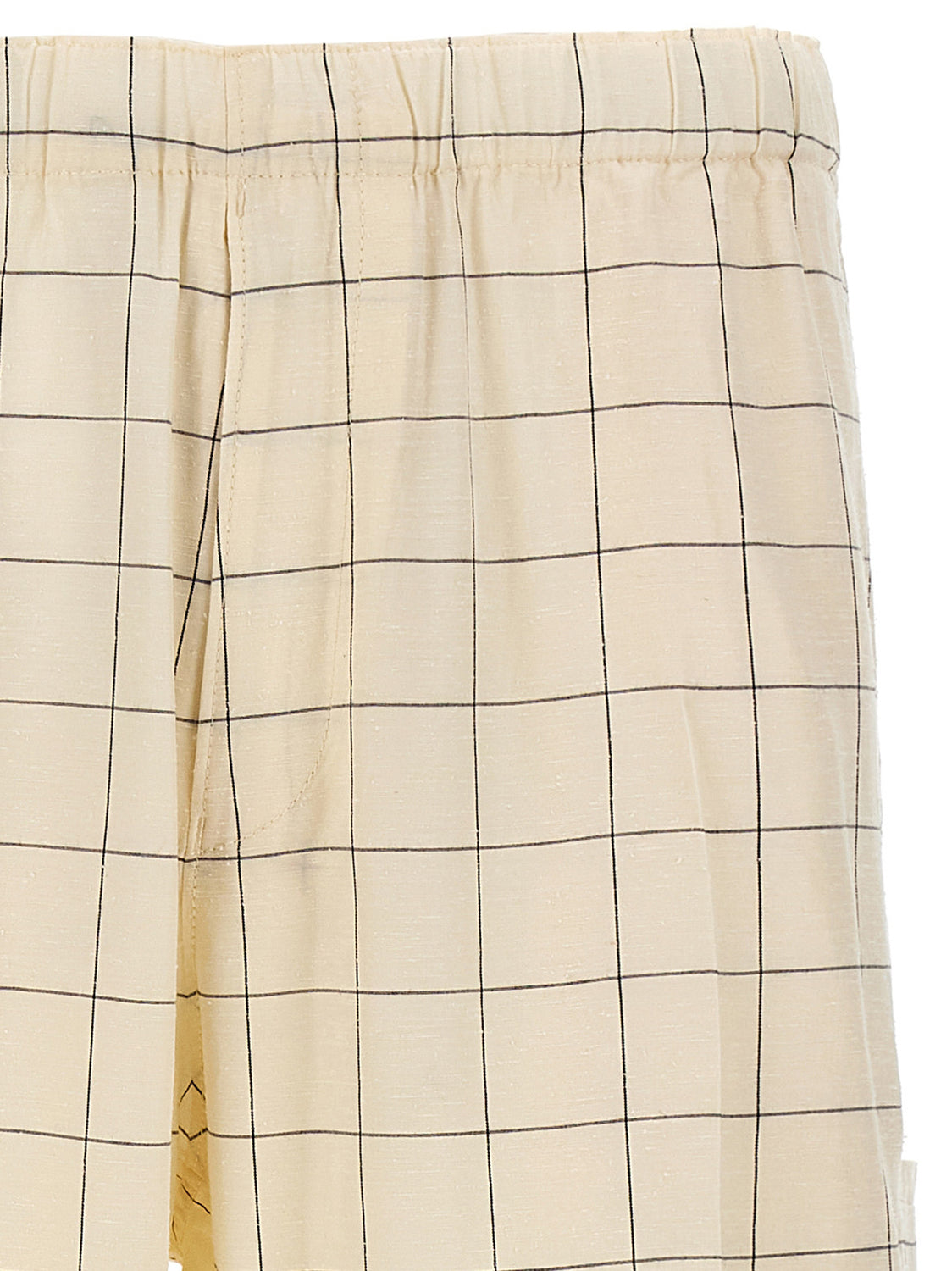 Bicolor Rayon Casual Pants