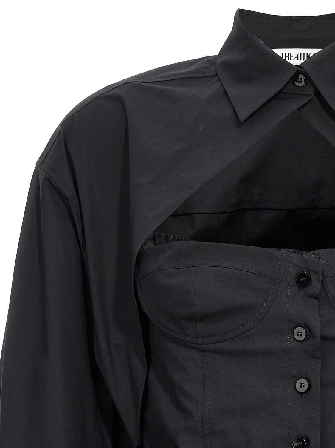 Black Cotton Blouse