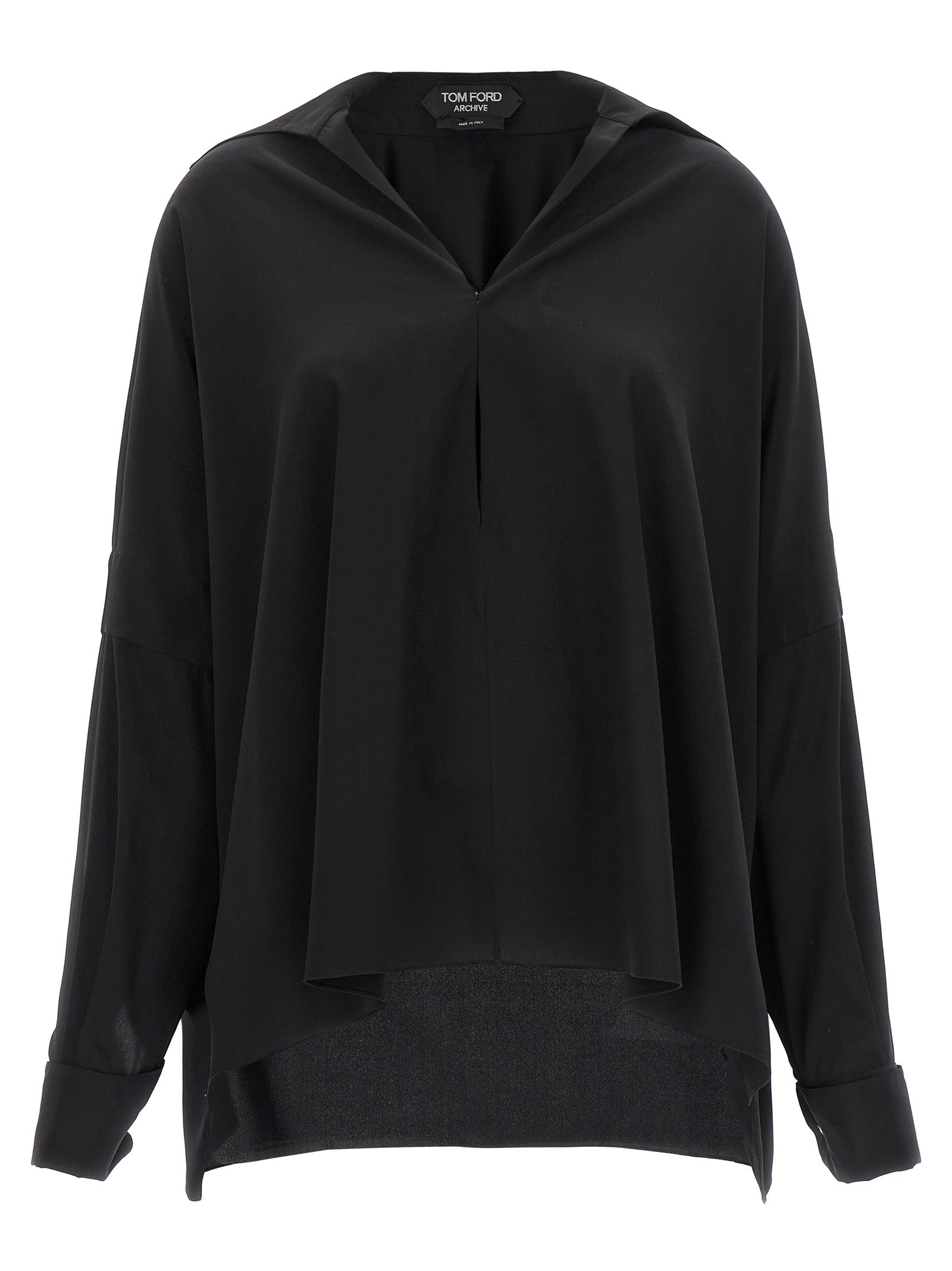 Black Silk Blouse