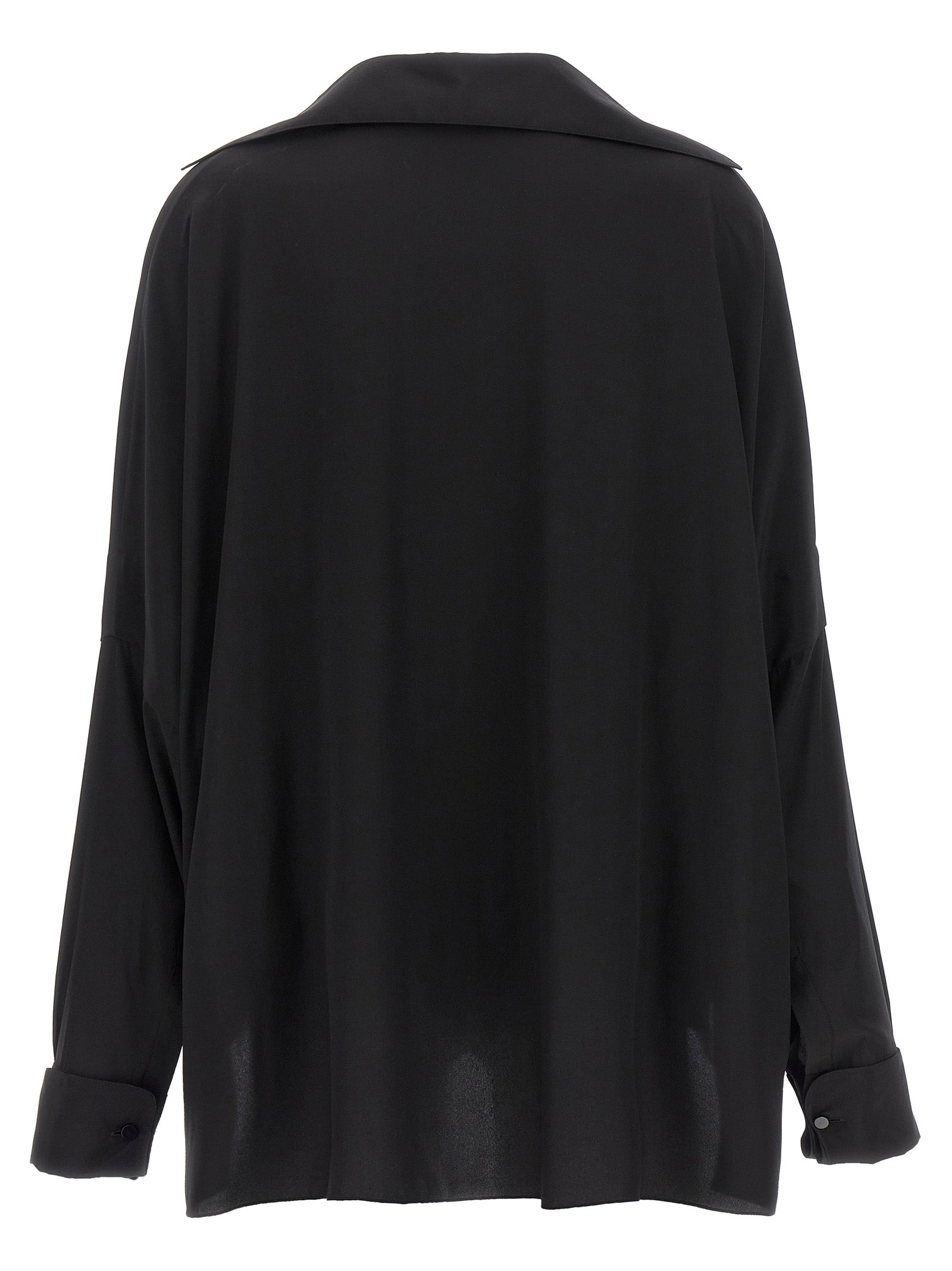 Black Silk Blouse