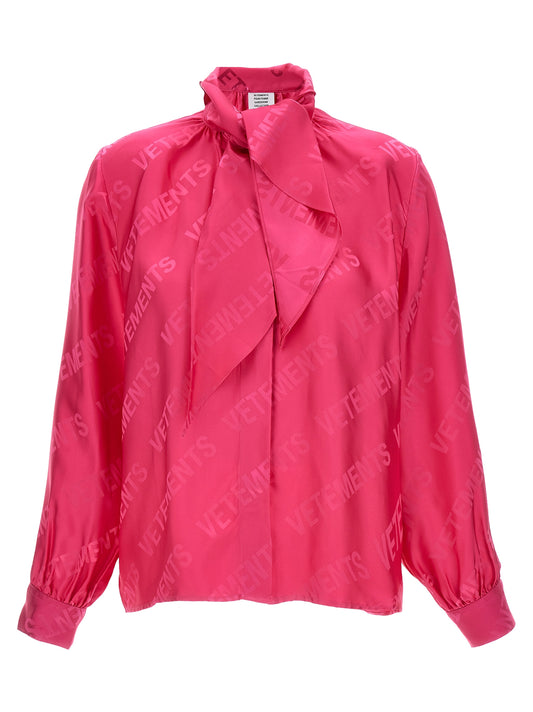 Fuchsia Viscose Blouse