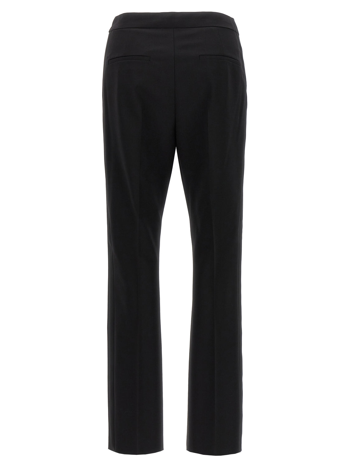 Black Virgin Wool Dress Pants