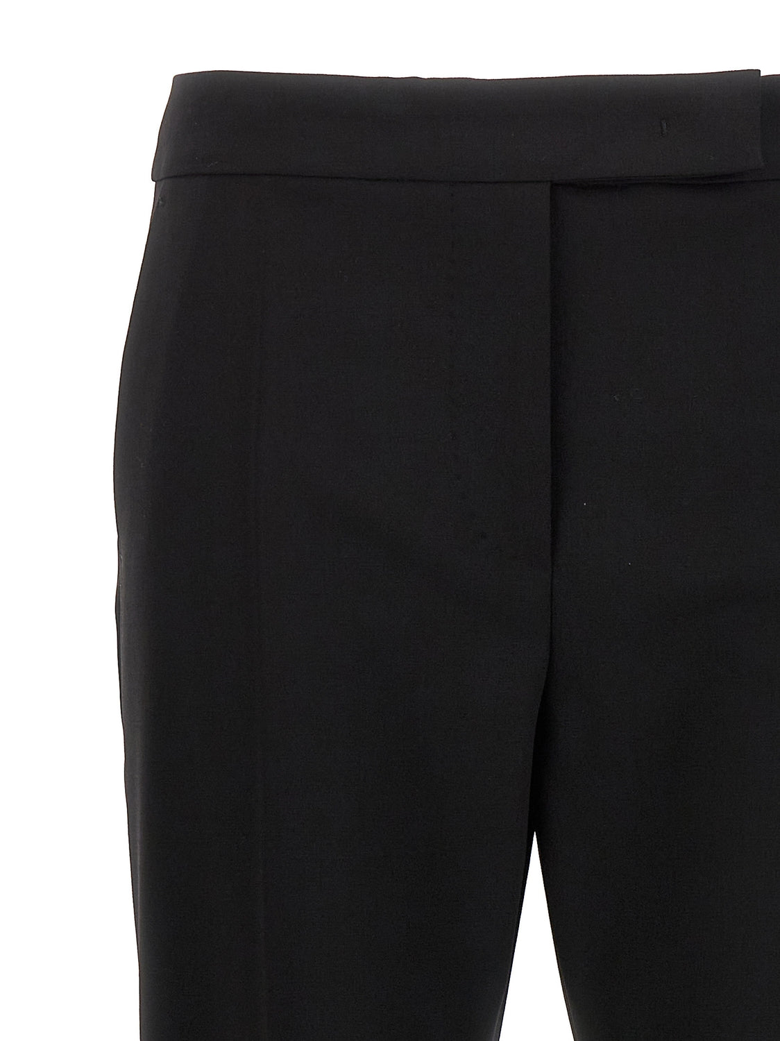 Black Virgin Wool Dress Pants