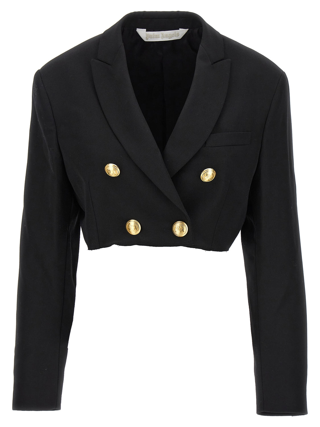 Black Polyester Blazer