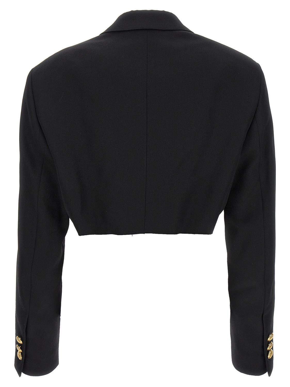 Black Polyester Blazer