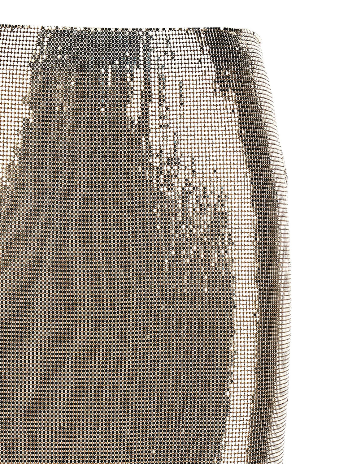 Multicolor Polyester Midi Skirt