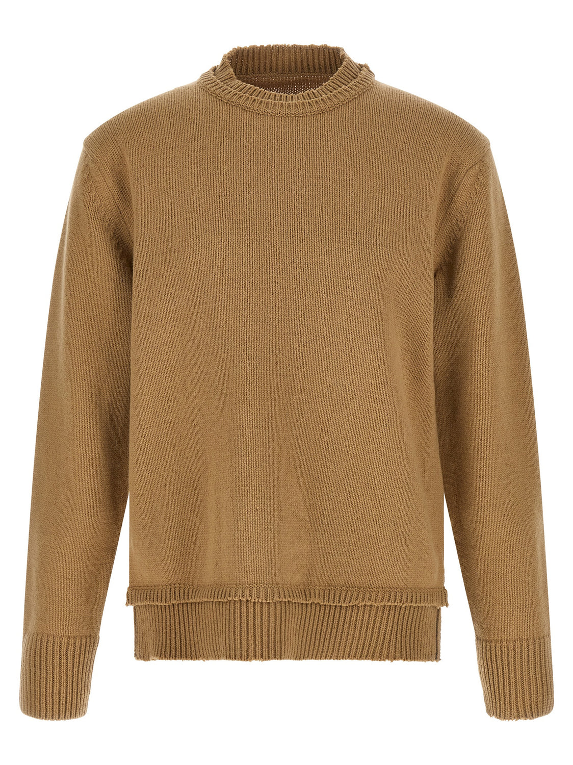Beige Wool Cardigan