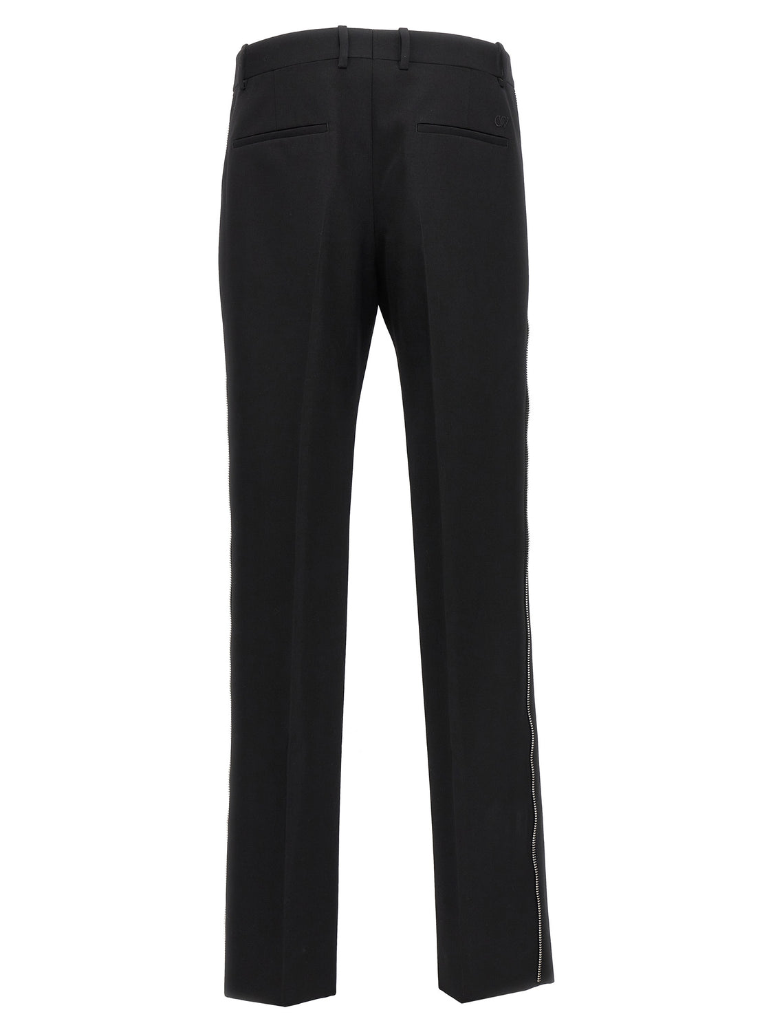 Black Virgin Wool Dress Pants