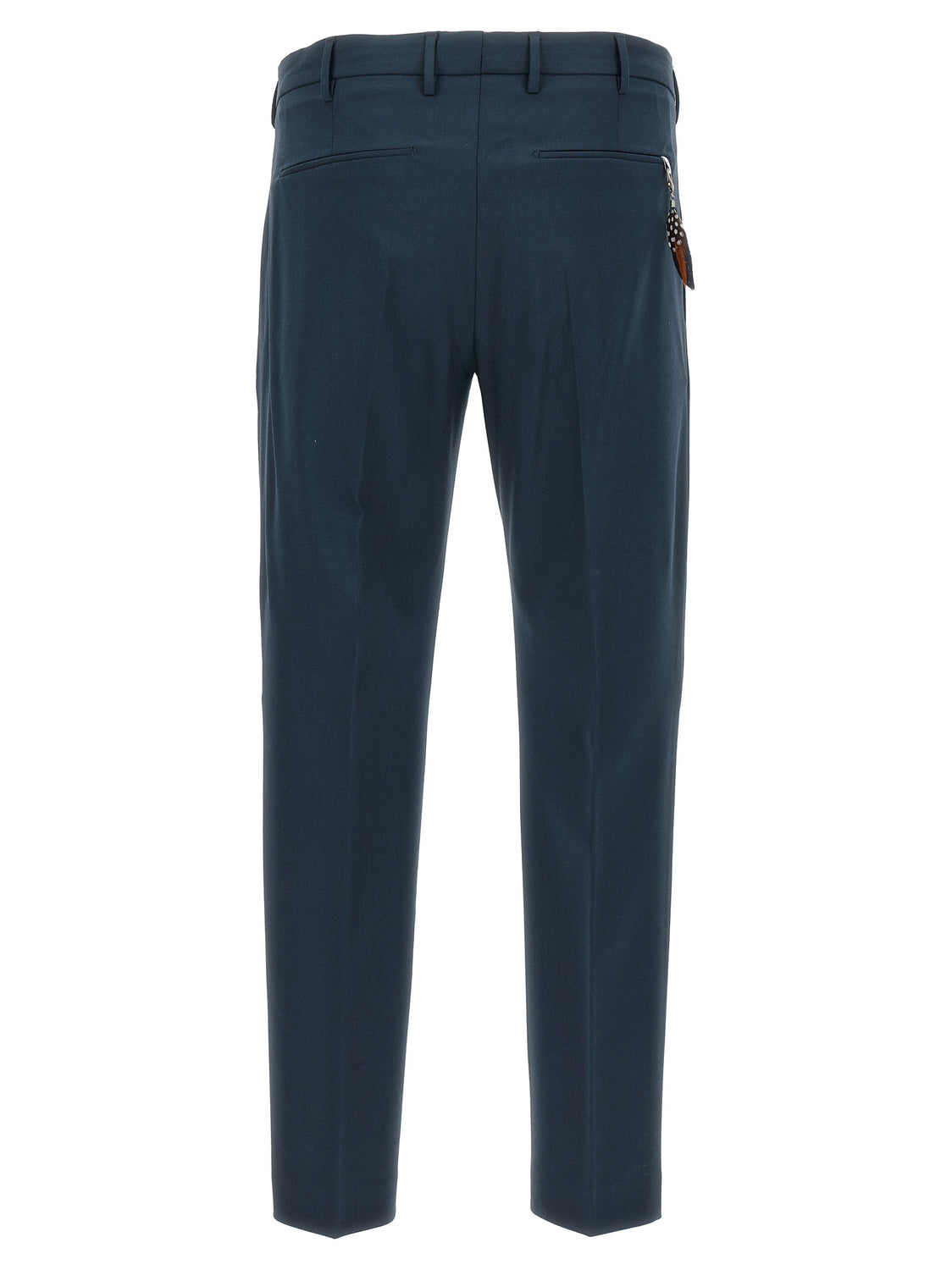 Blue Virgin Wool Dress Pants