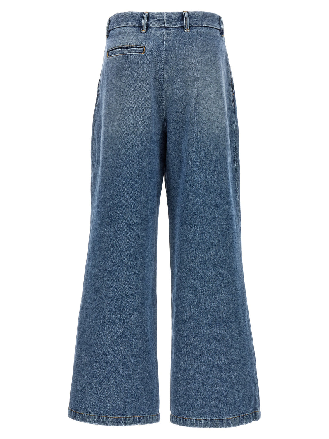 Blue Cotton Jeans Denim