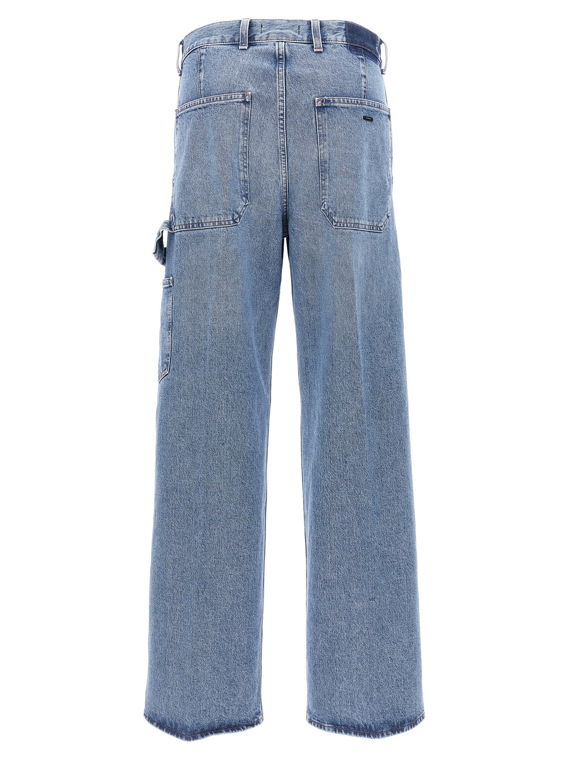 Blue Cotton Relaxed Fit Jeans
