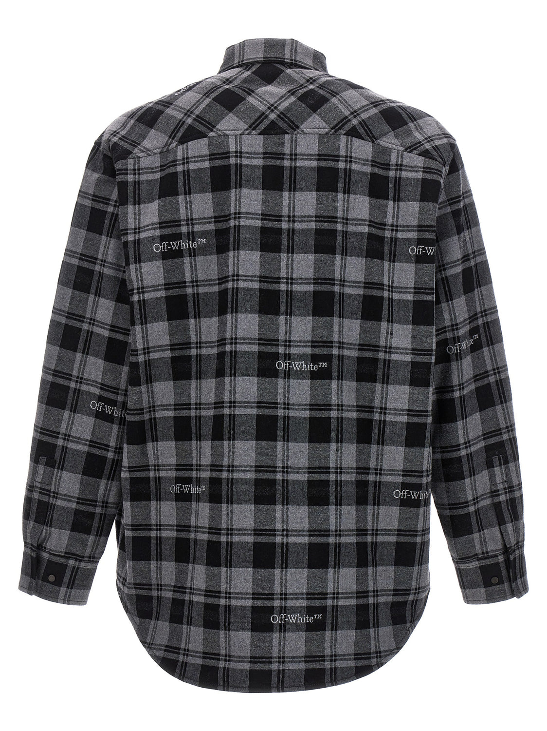 Gray Cotton Shell Jacket