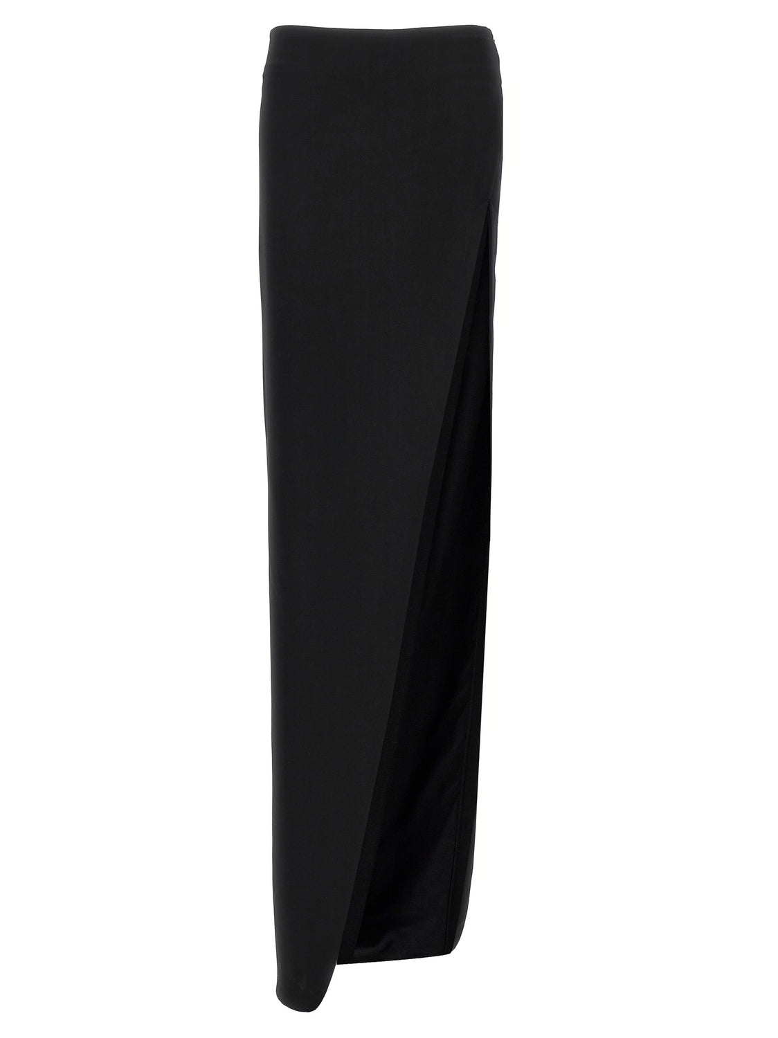 Black Lamb Leather Mini Skirt