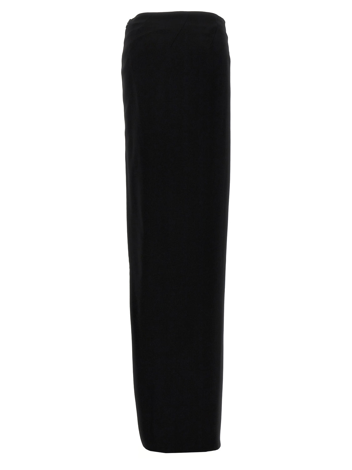 Black Lamb Leather Mini Skirt