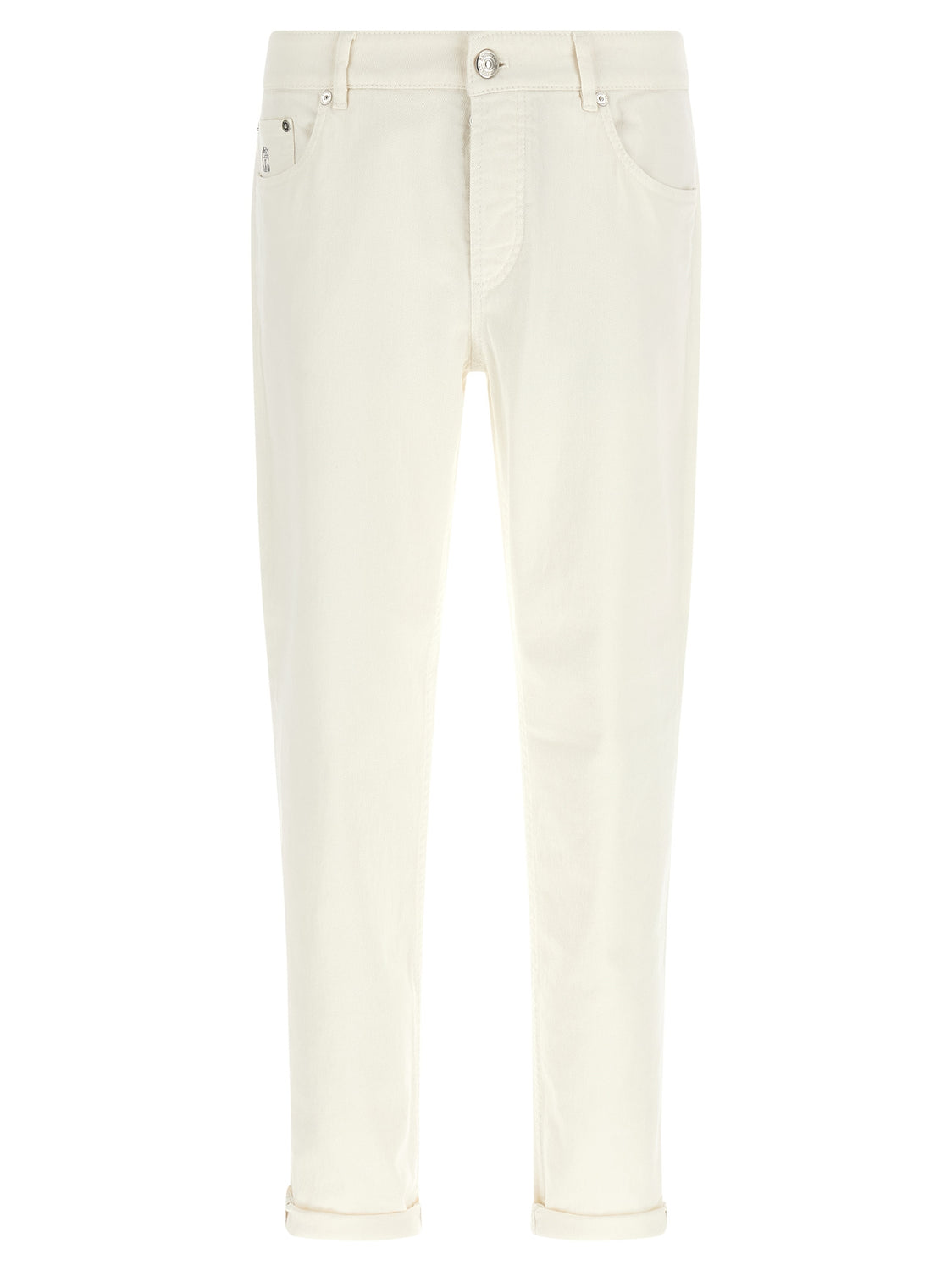 White Cotton Jeans Denim