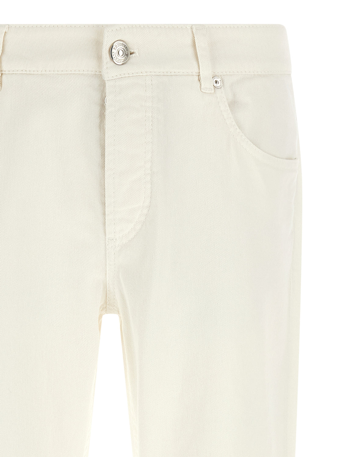 White Cotton Jeans Denim
