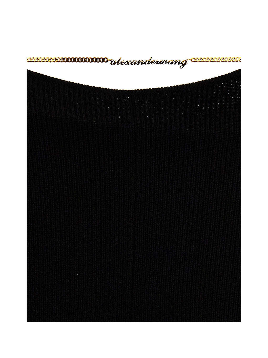 Black Wool Casual Pants