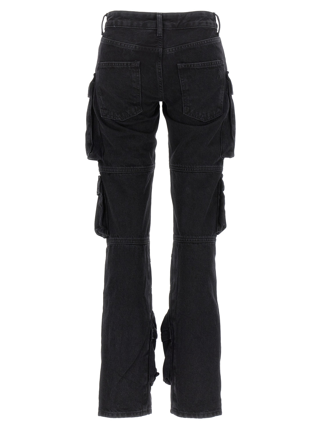 Black Cotton Cargo Pants