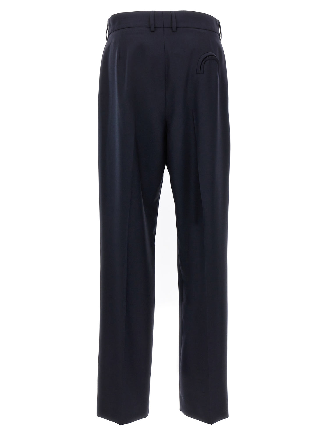 Blue Virgin Wool Pants