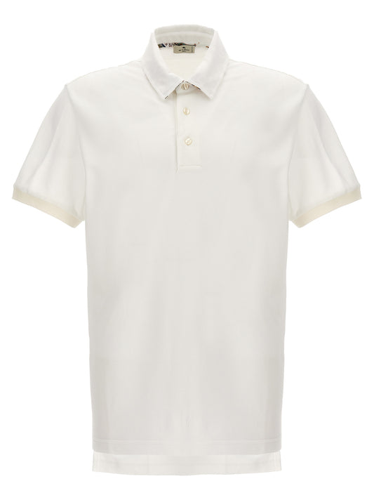 White Cotton Polo Shirt