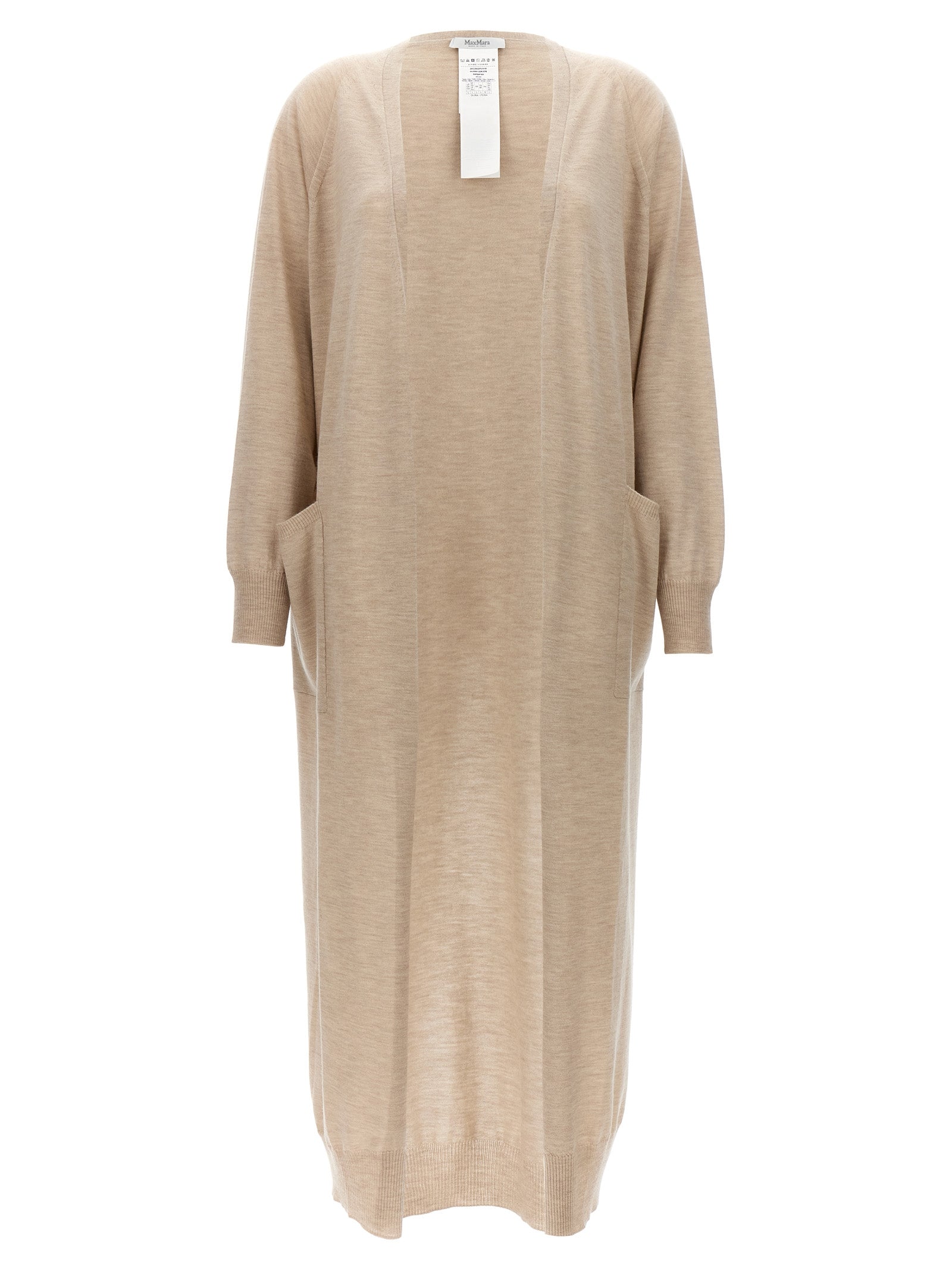 Beige Cashmere Cardigan