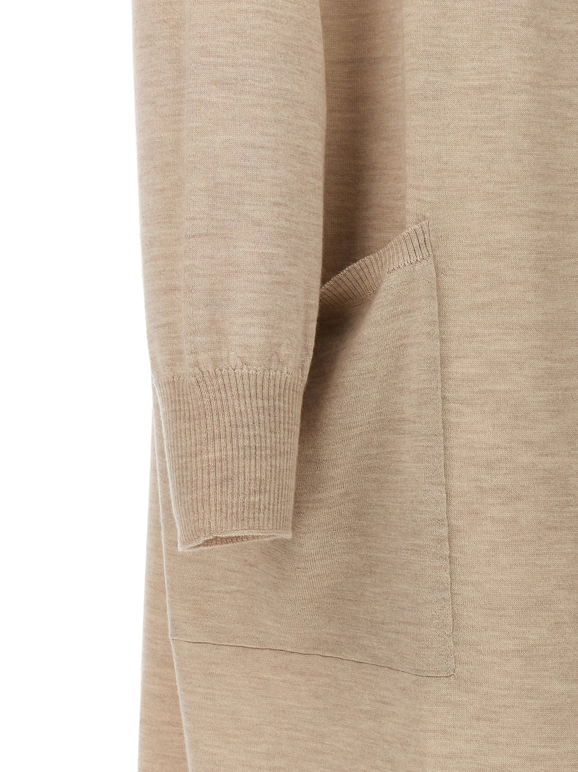 Beige Cashmere Cardigan
