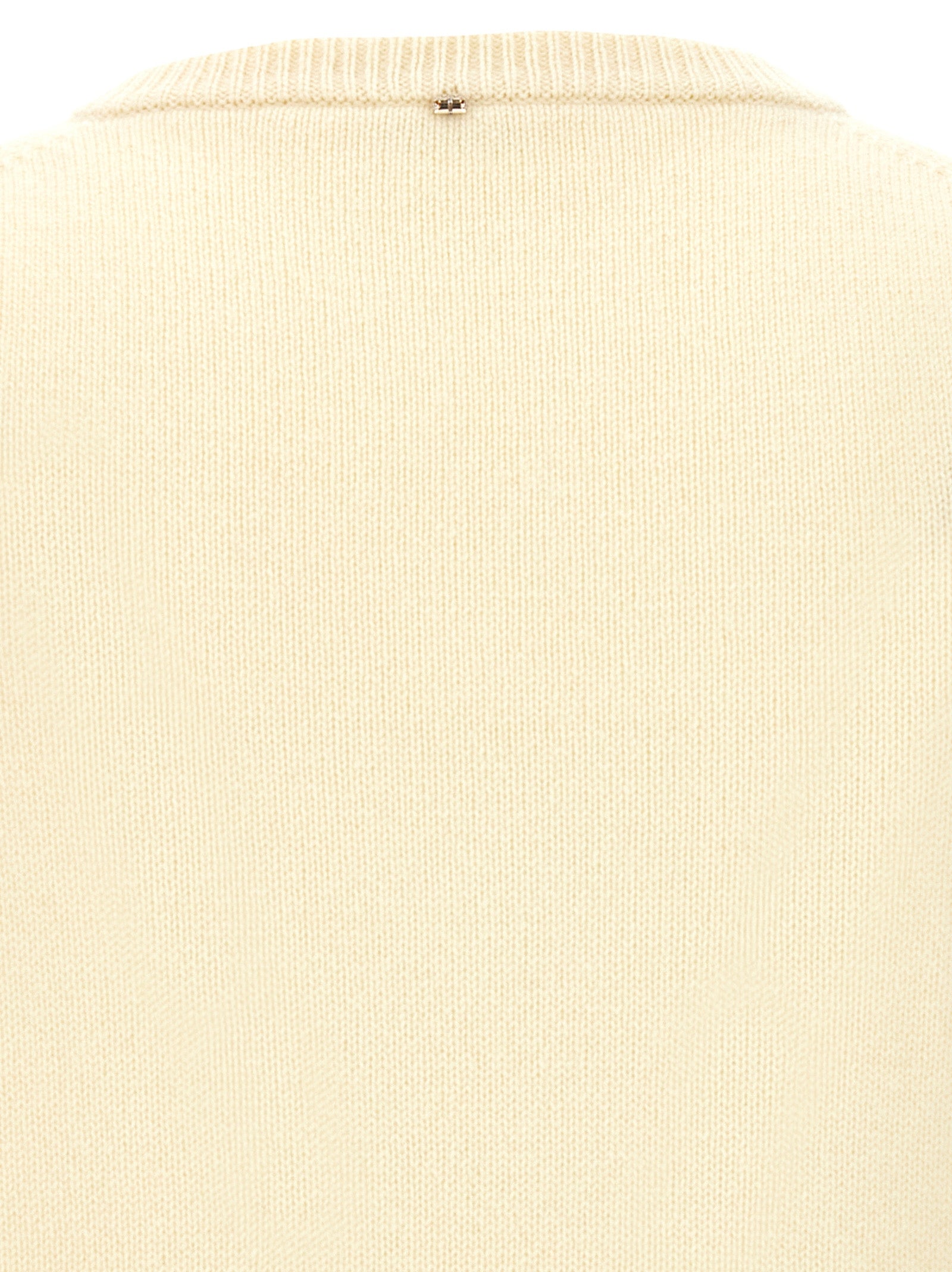 Bicolor Wool Sleeveless Jacket