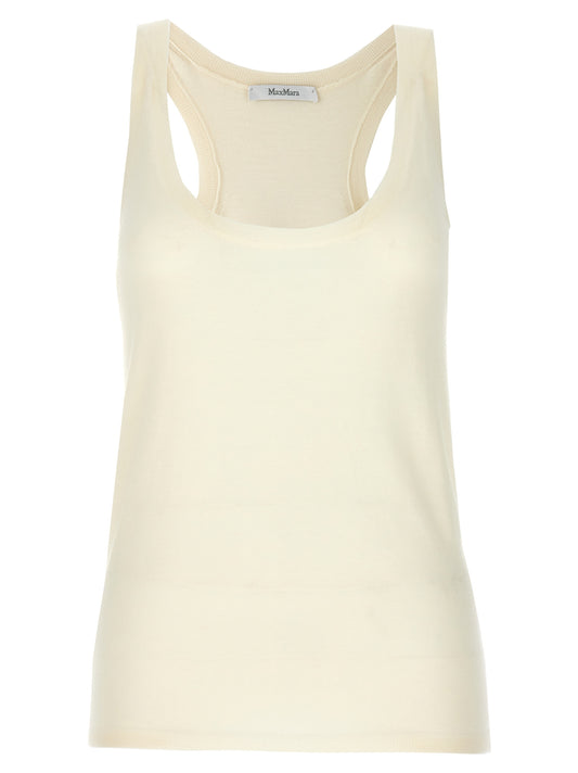 White Cashmere Tank Tops