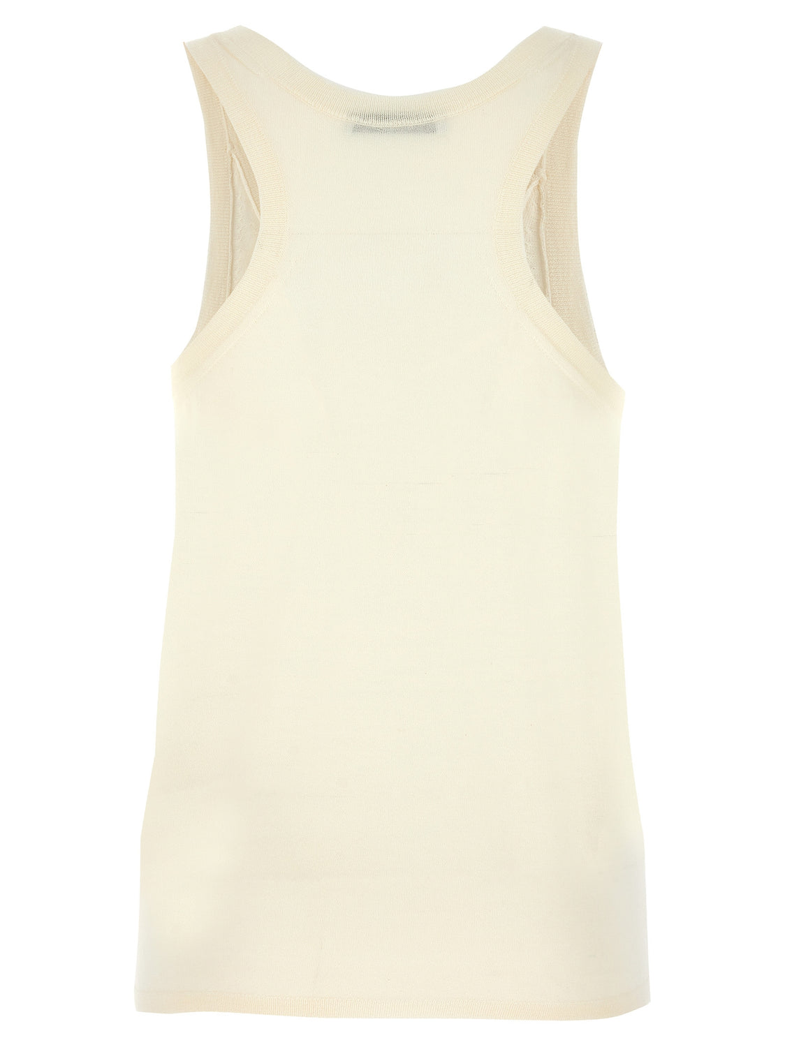 White Cashmere Tank Tops