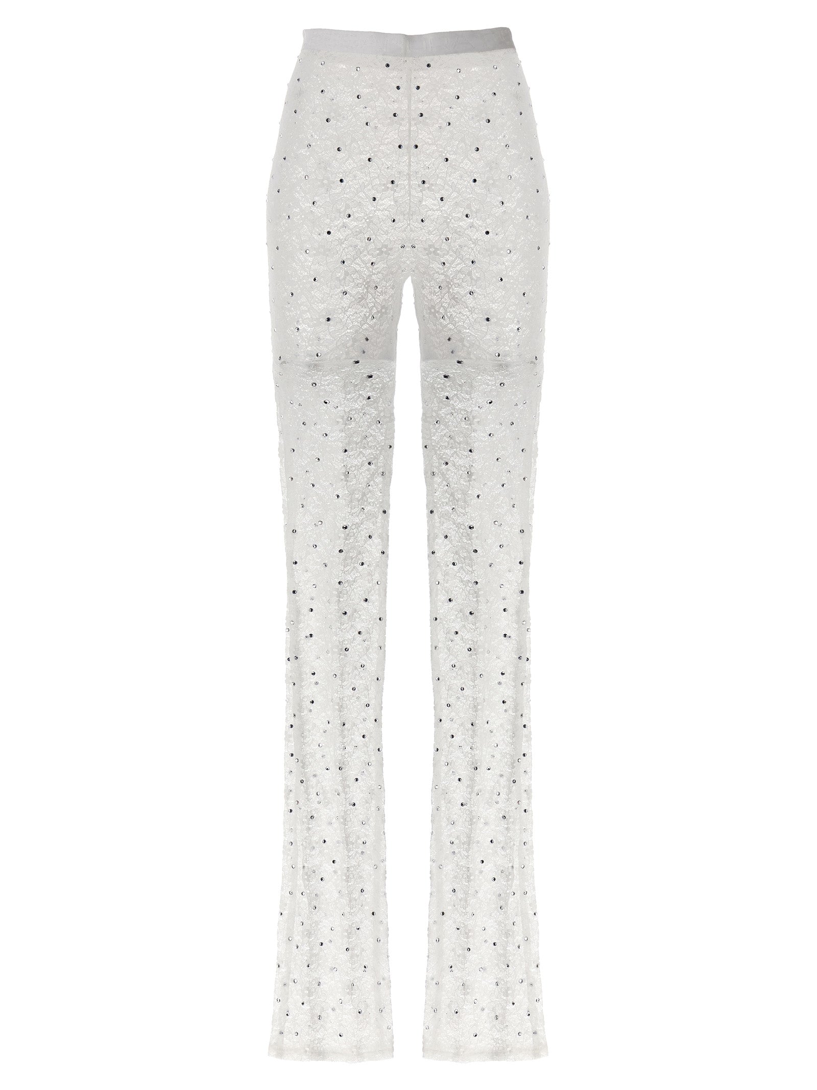 White Polyamide Leggings
