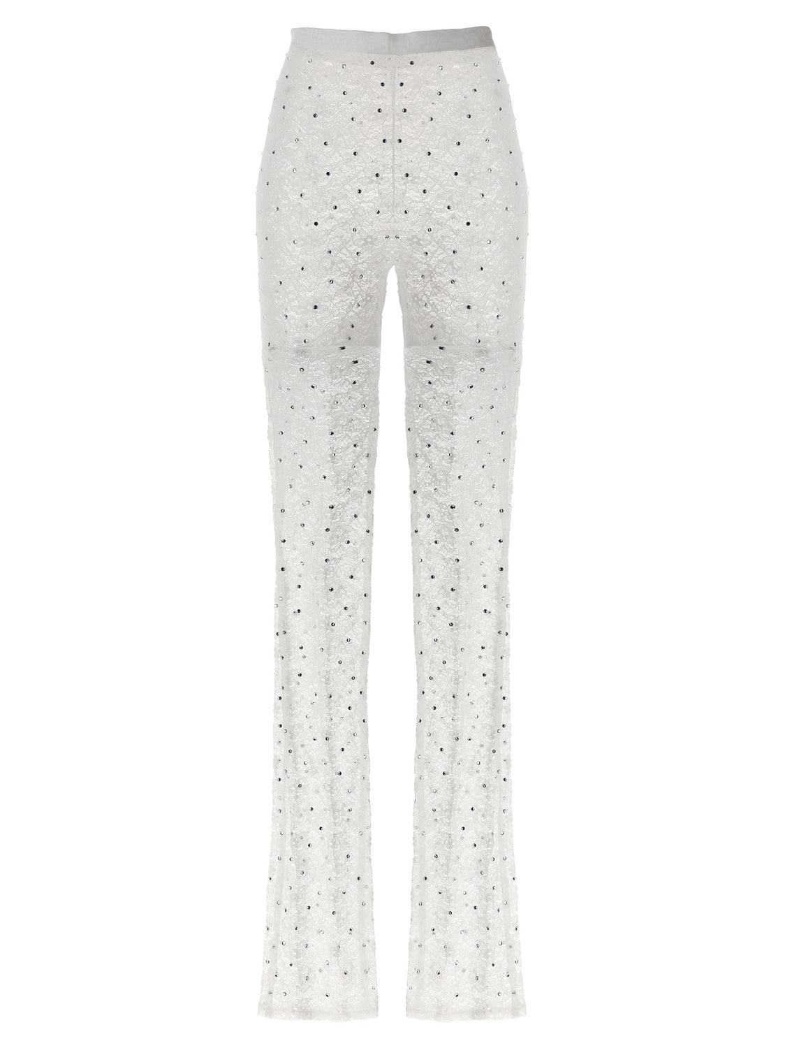 White Polyamide Leggings