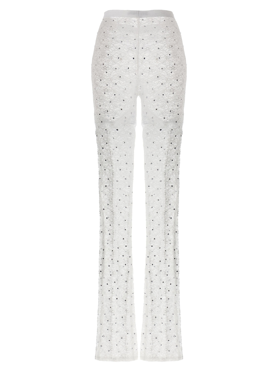 White Polyamide Leggings