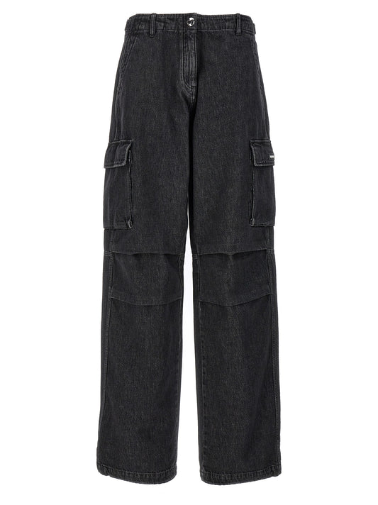 Black Cotton Jeans Denim