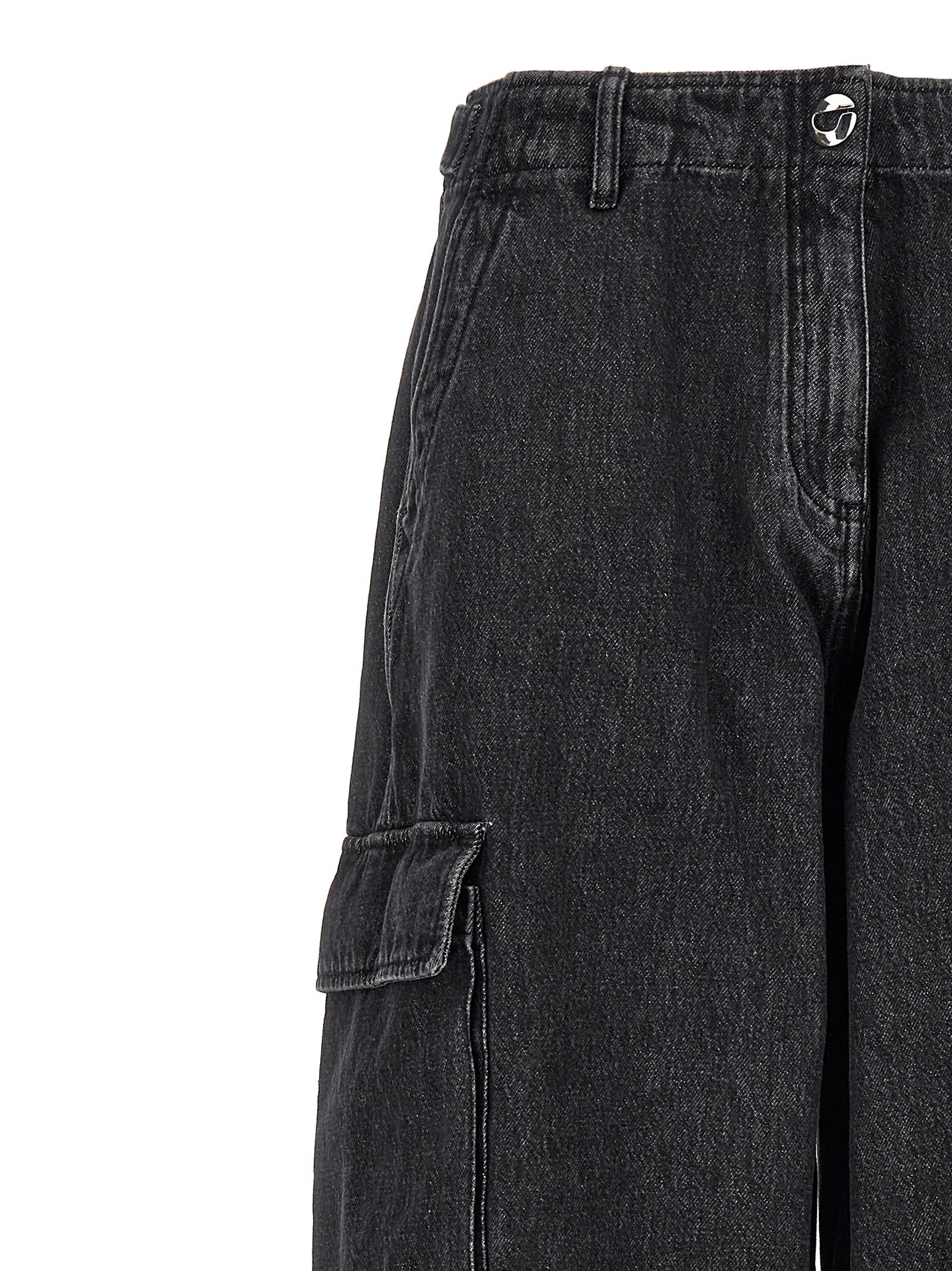 Black Cotton Jeans Denim