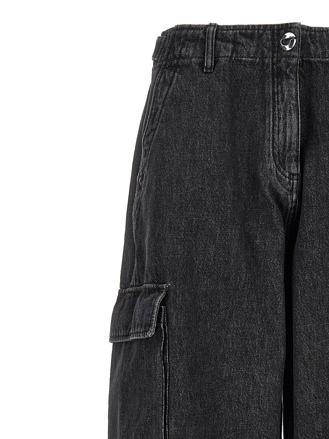 Black Cotton Jeans Denim