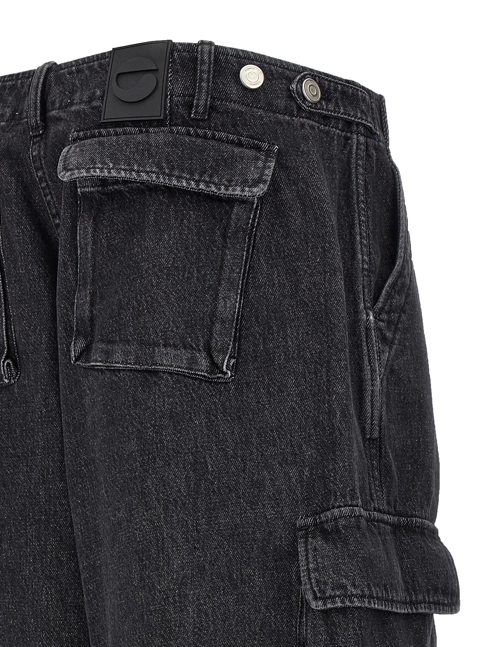 Black Cotton Jeans Denim