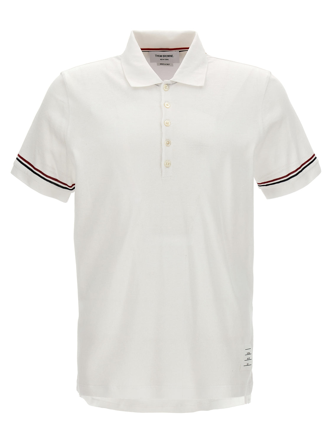 White Cotton Polo Shirt