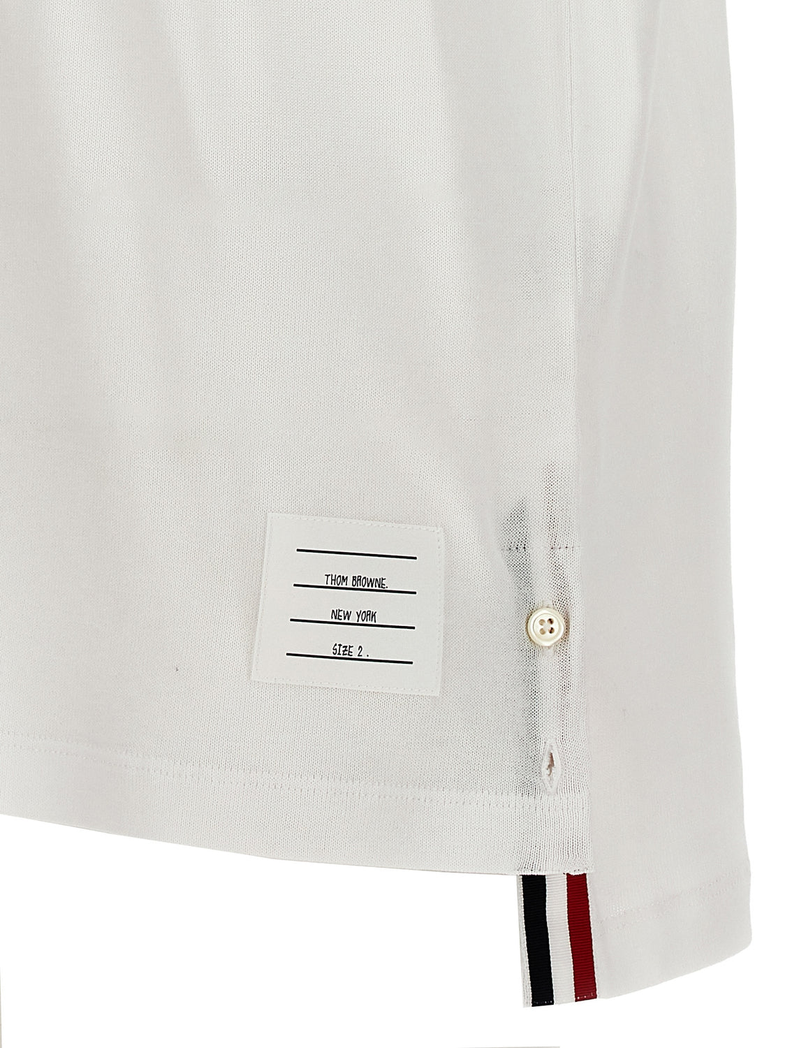 White Cotton Polo Shirt