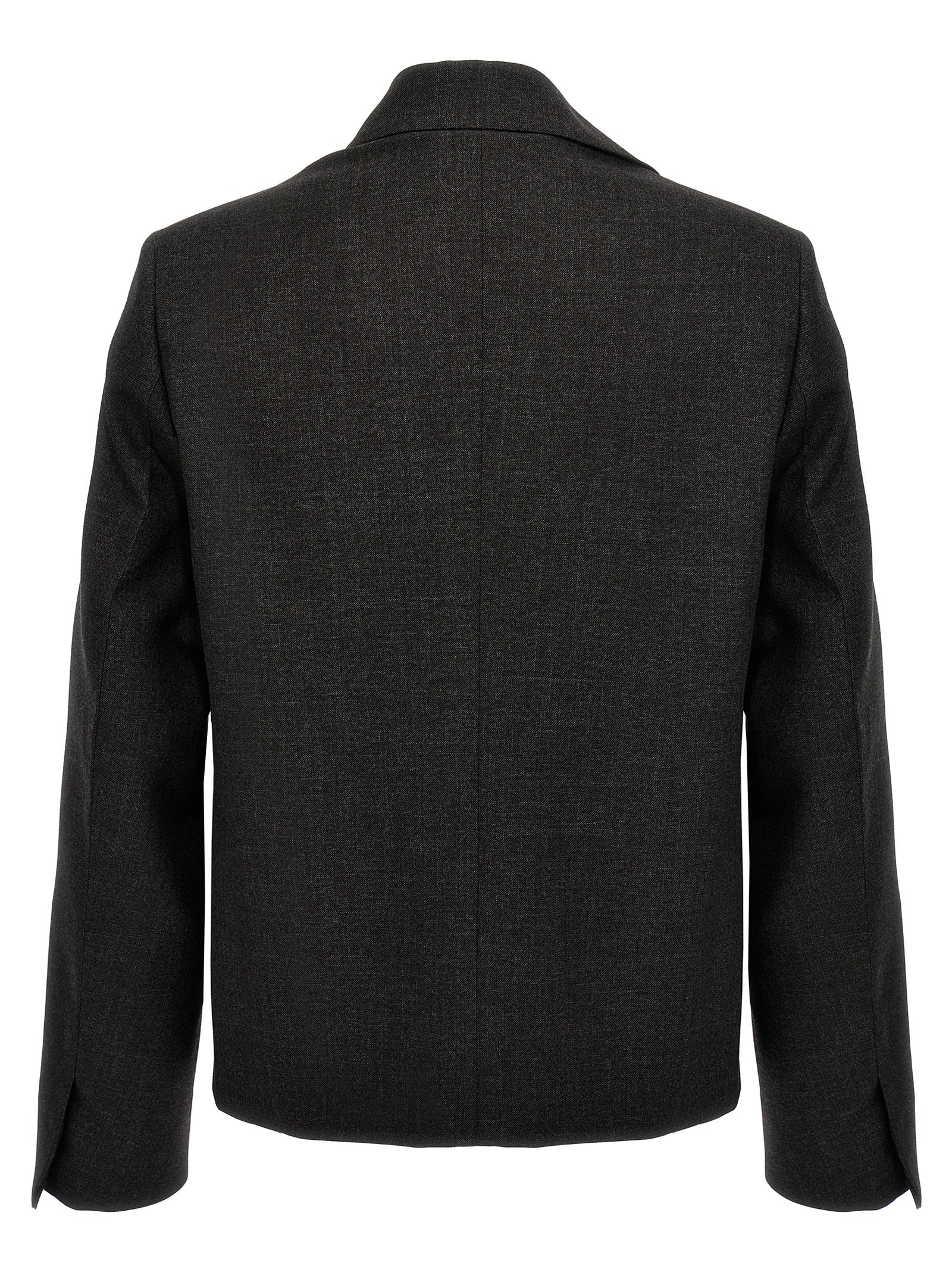 Gray Virgin Wool Jacket