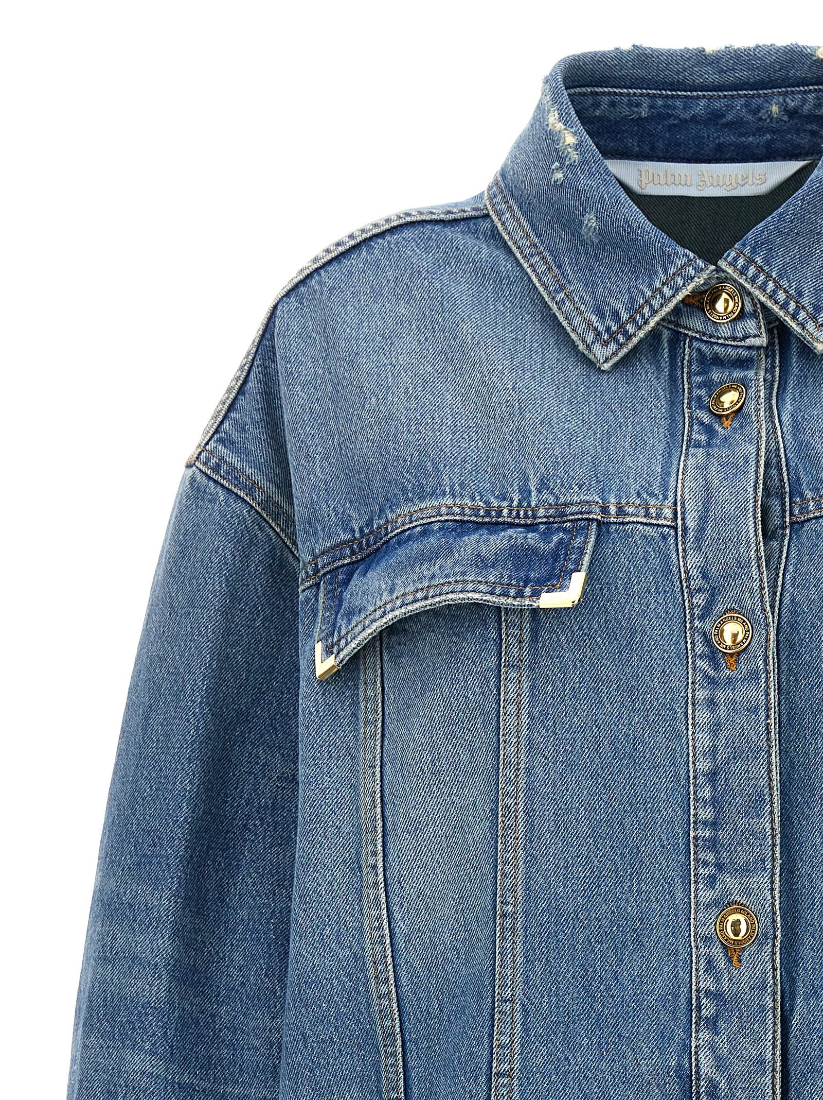 Blue Cotton Denim Jacket